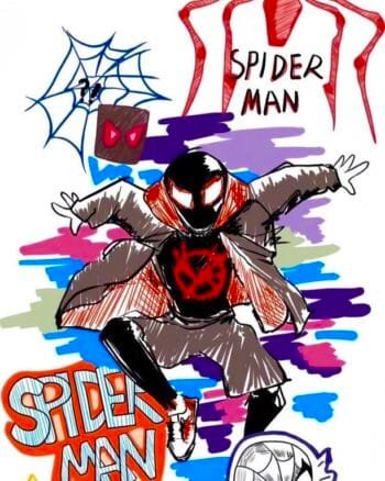 Spiderman White T shirt