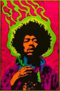 Both Side Jimi Hendrix print T shirt