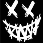 Both Side print Evil Smiley T shirt