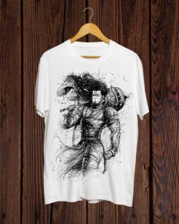 Buy Bajrang Bali white T shirt