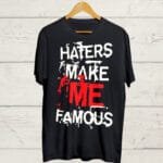 Buy Quotation Black T shirt