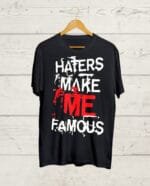 Buy Quotation Black T shirt