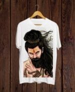 Buy Angry Sadhu white T shirt