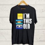 Buy Retro theme Black T shirt