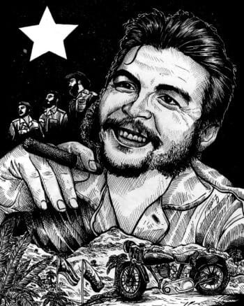 Che Guevara Graphic print Black T shirt