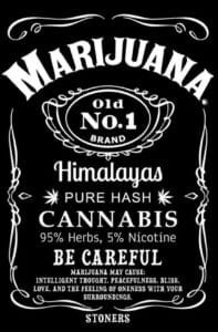 Buy Mari Juana Black T shirt