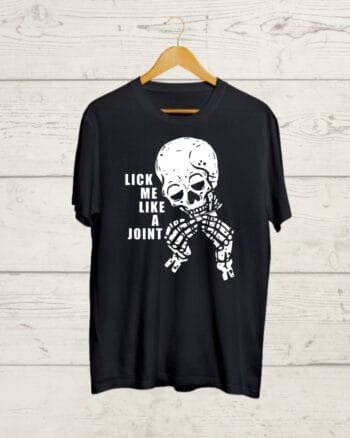 Round neck Black Tshirt for Stoners