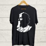 Rabindranath Tagore Black Tshirt