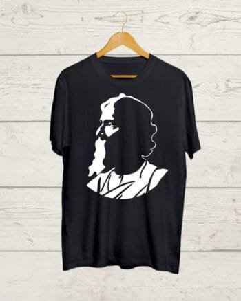 Rabindranath Tagore Black Tshirt