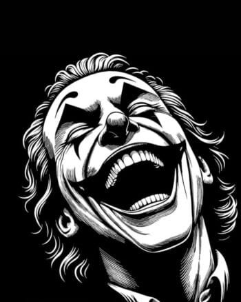 Buy Smiling Joker Black T shirt
