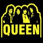 Both Side Queen print Black T shirt