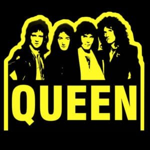 Both Side Queen print Black T shirt