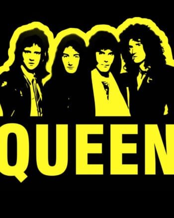 Both Side Queen print Black T shirt