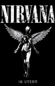 Both Side Nirvana print Round neck Tee