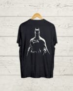 Both side Batman print Black T shirt