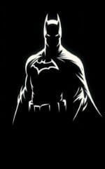 Both side Batman print Black T shirt