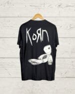 Both Side Korn print Black T shirt