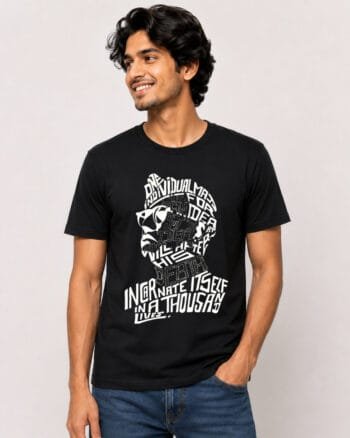 Netaji Subhash Bose Black T shirt