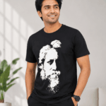 Buy Rabindranath Thakur Black T shirt