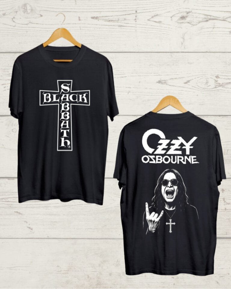 Black Sabbath both side print T shirt