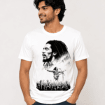 Bob Marley Round neck White T shirt