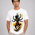 Buy Shiva Tandav white T shirt