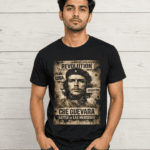 Buy Che Guevara Round neck Black T shirt