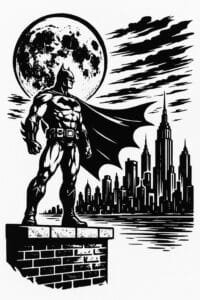 Batman Round neck Half Sleeve T shirt