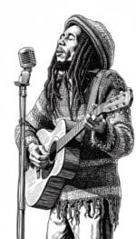 Bob Marley White T shirt
