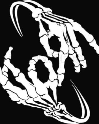 Both Side Korn print Black T shirt