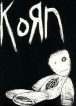 Both Side Korn print Black T shirt
