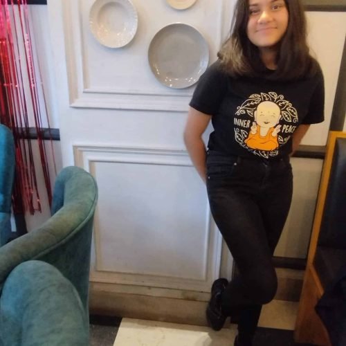 Buy printed Black T shirt